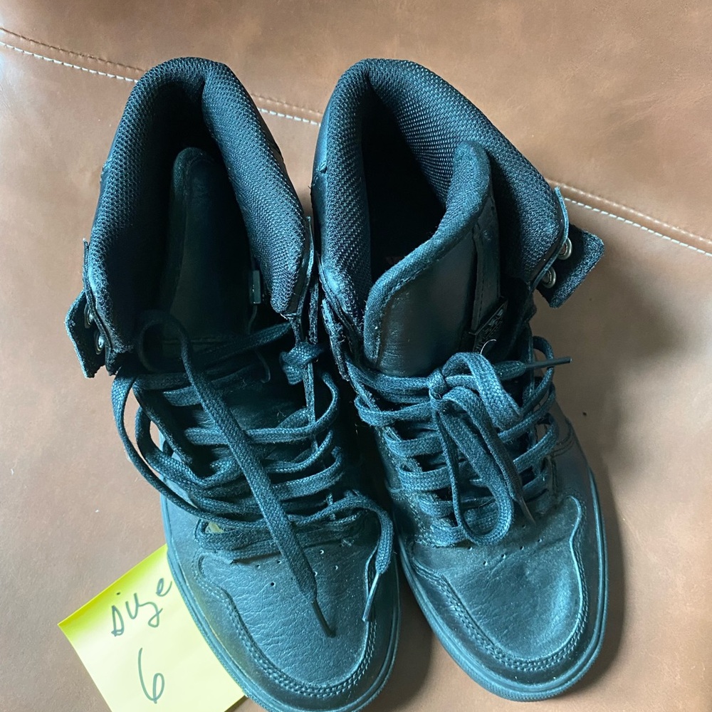 Supra Black High-Top Sneakers